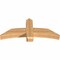 Ekena Millwork Bellingham Timber Gable Bracket, Western Red Cedar, 48"W x 20"H x 5 1/2"D x 5 1/2"F, 10/12 Pitch GBW048X20X0606BEL00SWR - alternate 3